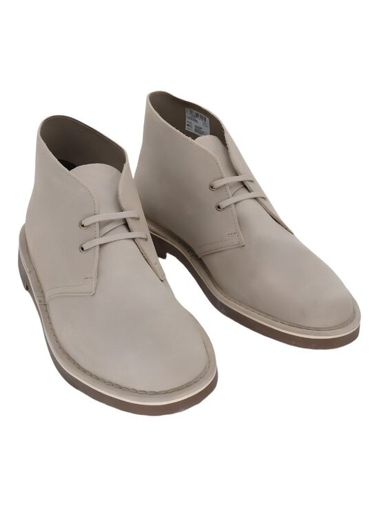 Clarks Shepton Chukka Boot Taupe Distressed Leather US 10W EU 43 main image 6